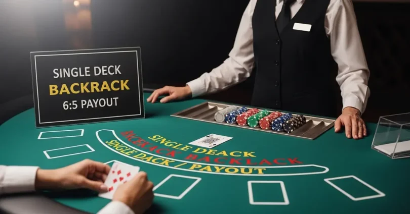 Single Deck Blackjack Turns Sharp at 65
